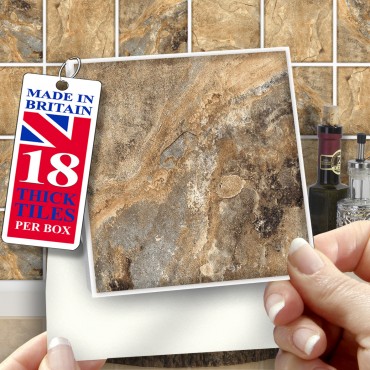 MOCHA SLATE Self adhesive wall tile