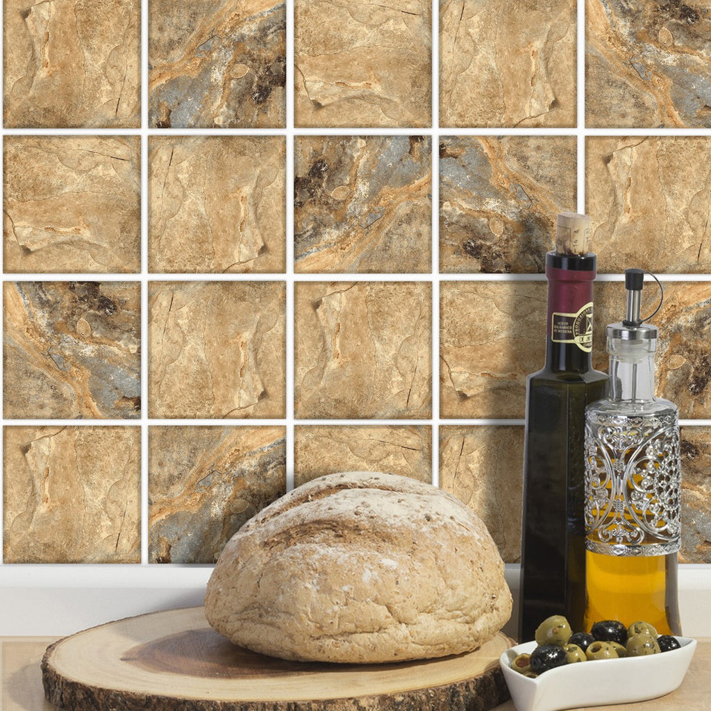 MOCHA SLATE Self adhesive wall tile