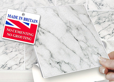 Stick on Tiles, Self Adhesive Peel & Stick Wall Tiles